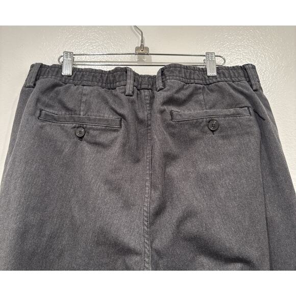 Saturdays New York City NYC Dean Trouser Pants Men’s Size Large Belted Gray - Picture 4 of 11